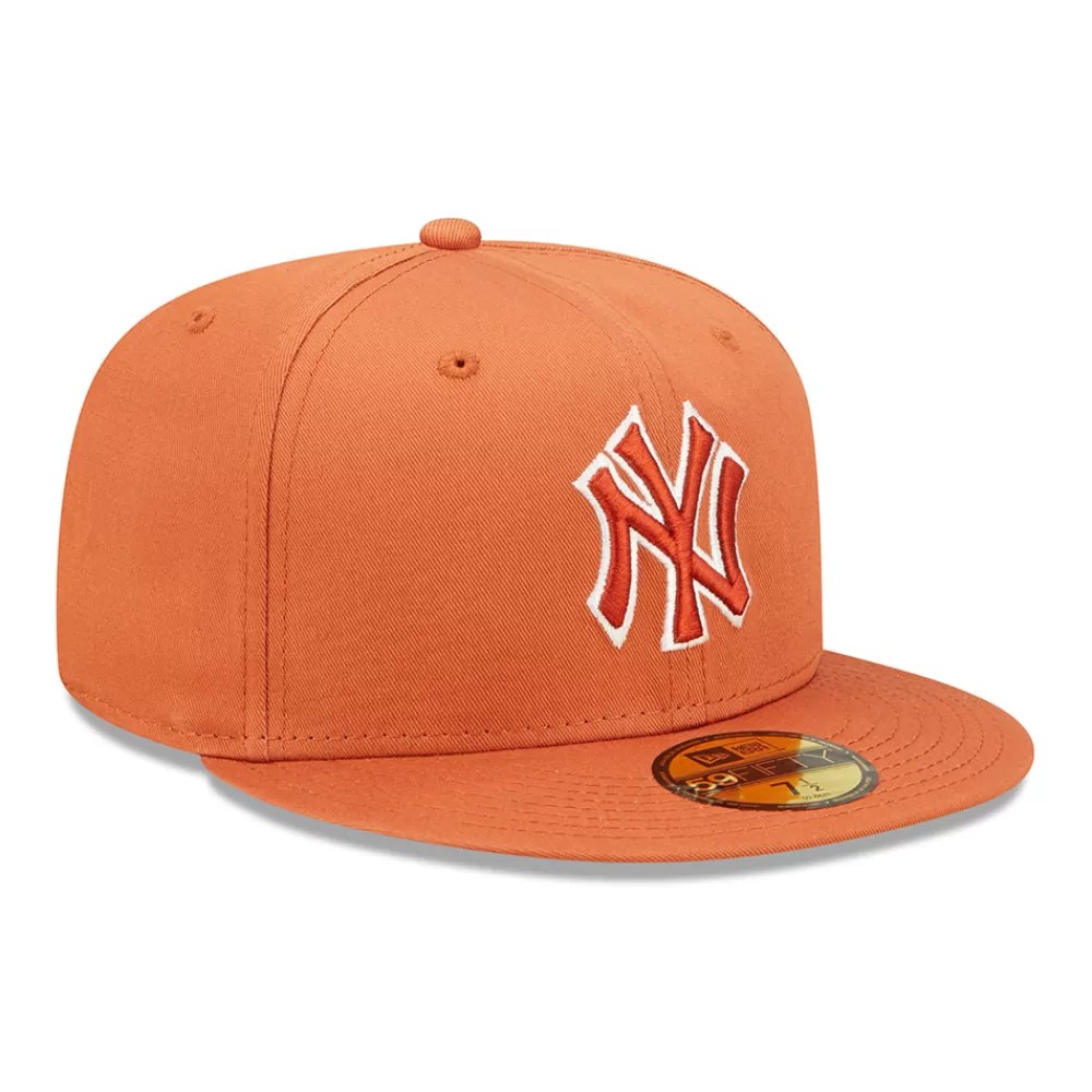 Grandes Tailles | Casquettes De Baseball^New Era Casquette 59FIFTY MLB Team Outline New York Yankees orange