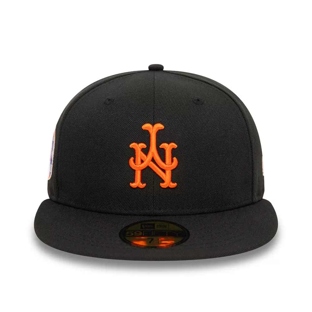 Casquettes De Baseball | Casquettes Homme^New Era Casquette 59FIFTY MLB Upside Down AOP New York Mets noir-orange