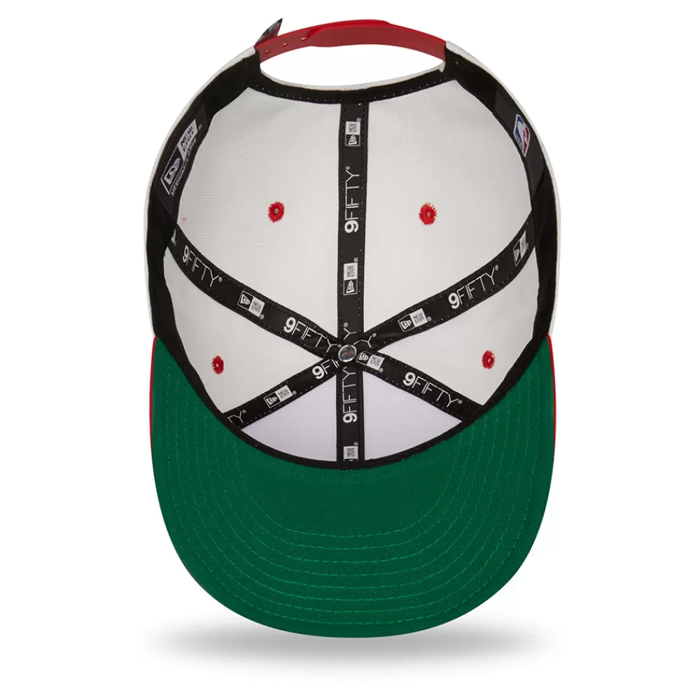 Casquettes De Baseball | Casquettes Homme^New Era Casquette 9FIFTY MLB White Crown Chicago Bulls blanc-rouge
