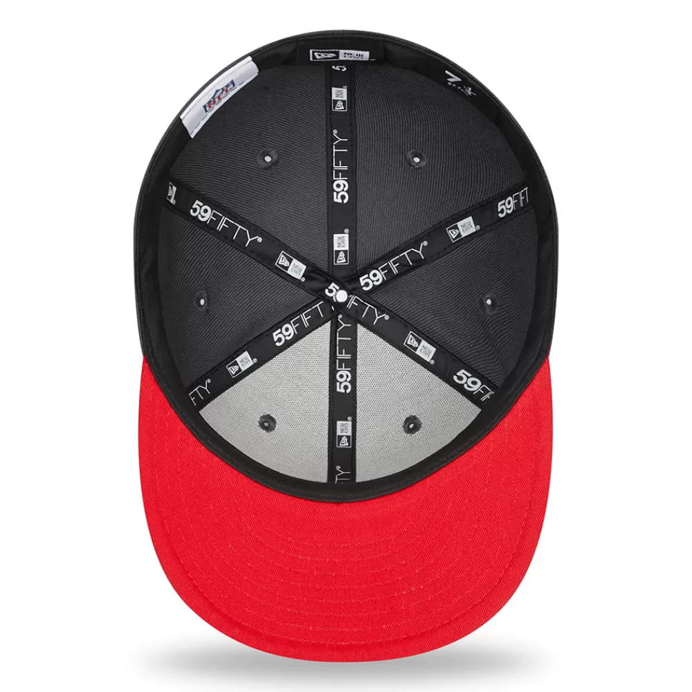 Casquettes De Baseball | Casquettes Homme^New Era Casquette 59FIFTY NFL OTC Kansas City Chiefs graphite-rouge