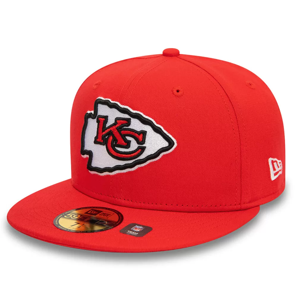 Casquettes De Baseball | Casquettes Homme^New Era Casquette 59FIFTY NFL OTC Kansas City Chiefs rouge
