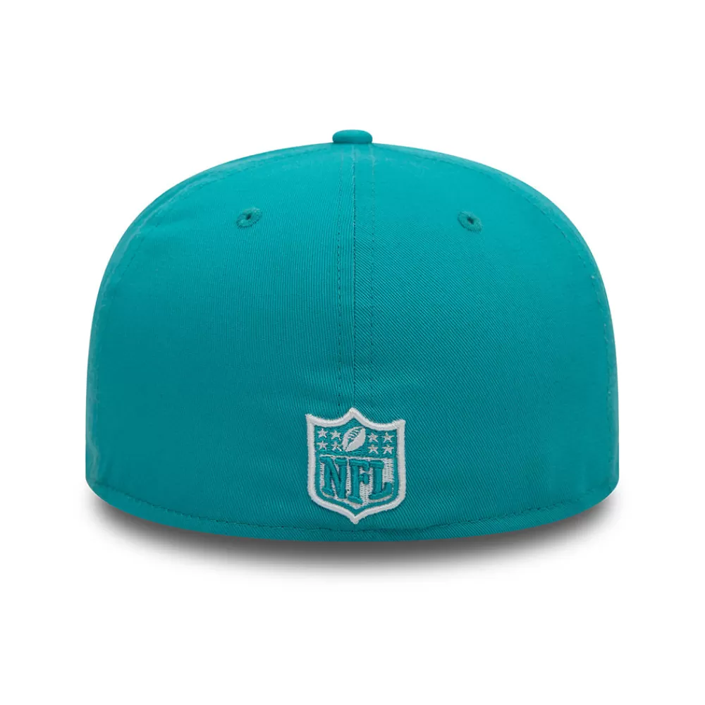 Casquettes De Baseball | Casquettes Homme^New Era Casquette 59FIFTY NFL OTC Miami Dolphins bleu sarcelle