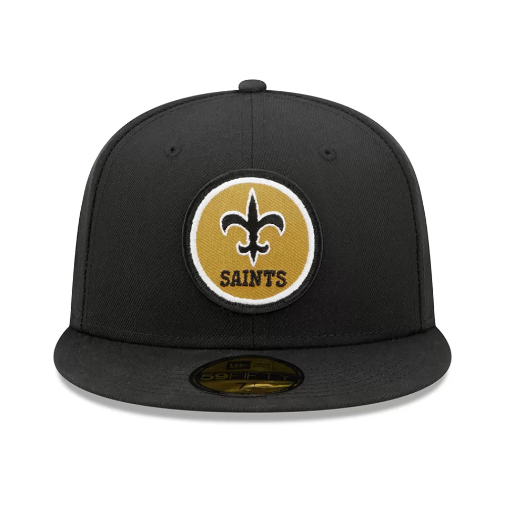 Casquettes De Baseball | Casquettes Homme^New Era Casquette 59FIFTY NFL Sideline Historic New Orleans Saints noir