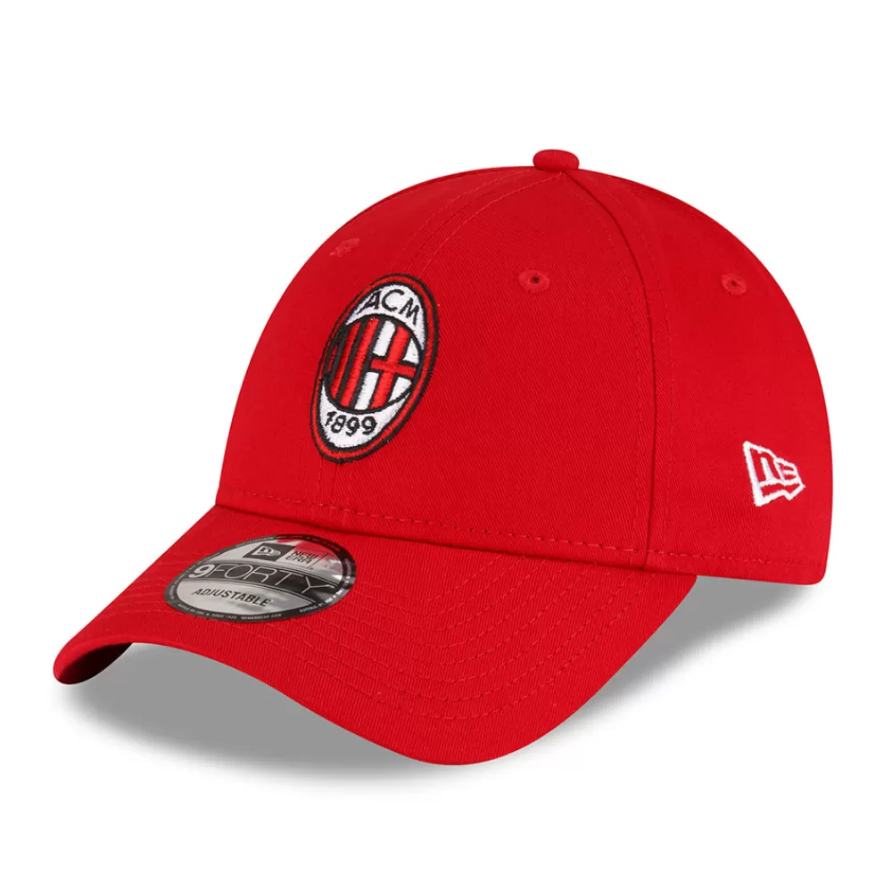 Casquettes De Baseball | Casquettes Homme^New Era Casquette 9FORTY Core AC Milan écarlate