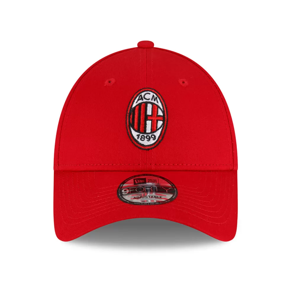 Casquettes De Baseball | Casquettes Homme^New Era Casquette 9FORTY Core AC Milan écarlate