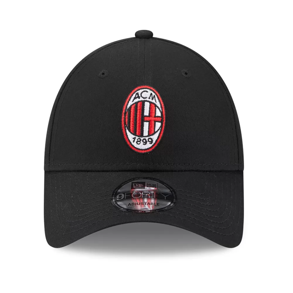Casquettes De Baseball | Casquettes Homme^New Era Casquette 9FORTY Core AC Milan noir