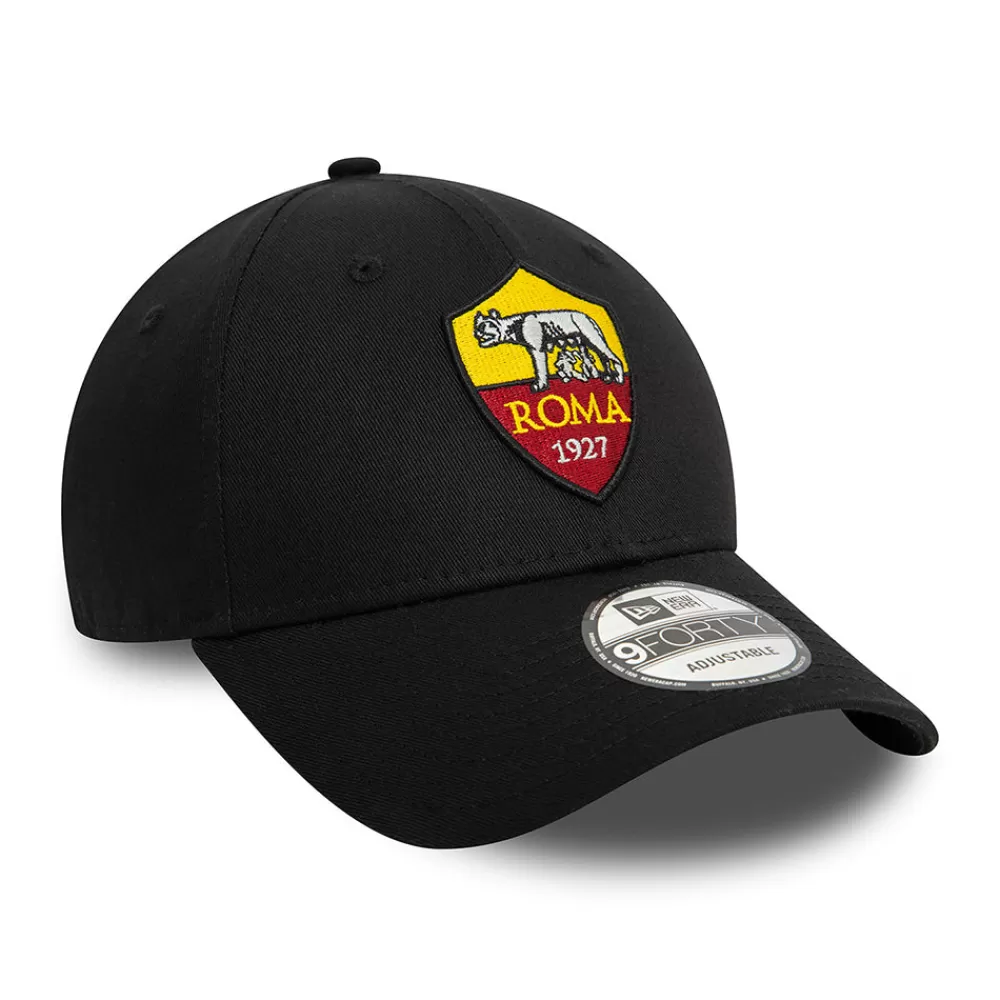 Casquettes De Baseball | Casquettes Homme^New Era Casquette 9FORTY Core AS Roma noir