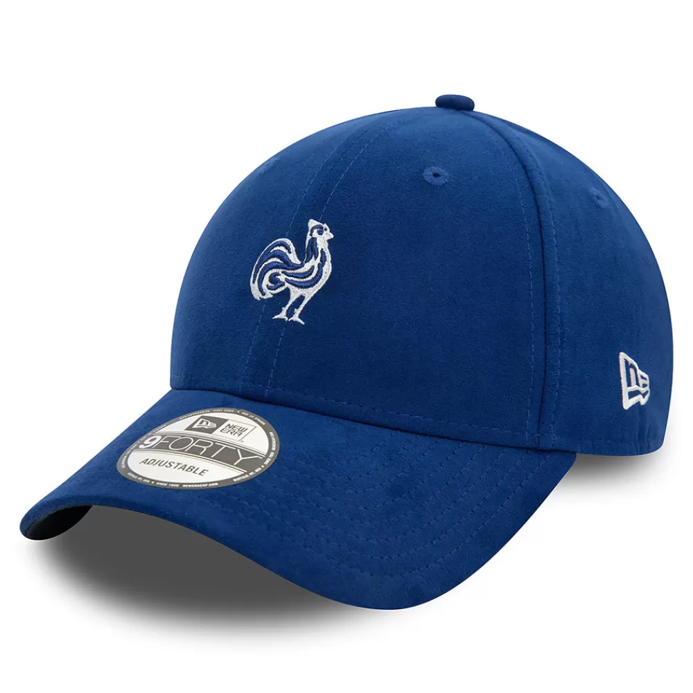 Casquettes De Baseball | Casquettes Homme^New Era Casquette 9FORTY Faux Suede Fédération Française de Rugby bleu roi