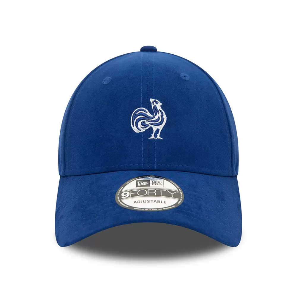 Casquettes De Baseball | Casquettes Homme^New Era Casquette 9FORTY Faux Suede Fédération Française de Rugby bleu roi