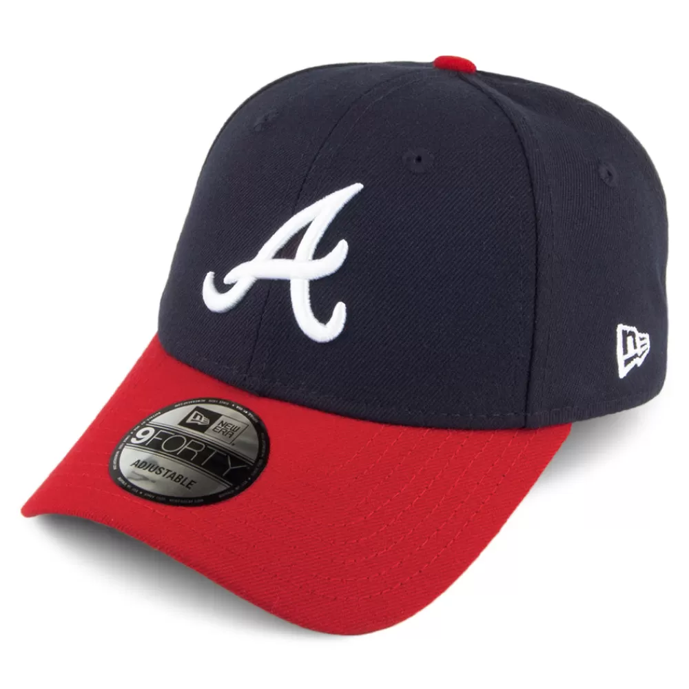 Casquettes De Baseball | Casquettes Homme^New Era Casquette 9FORTY League Atlanta Braves bleu marine-rouge