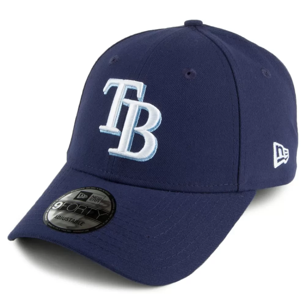 Casquettes De Baseball^New Era Casquette 9FORTY League Tampa Bay Rays bleu marine