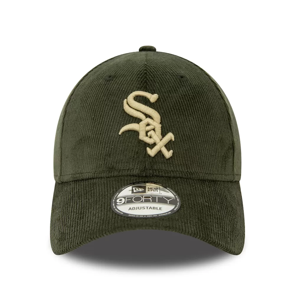 Casquettes Homme^New Era Casquette 9FORTY MLB Cord Chicago White Sox olive-pierre