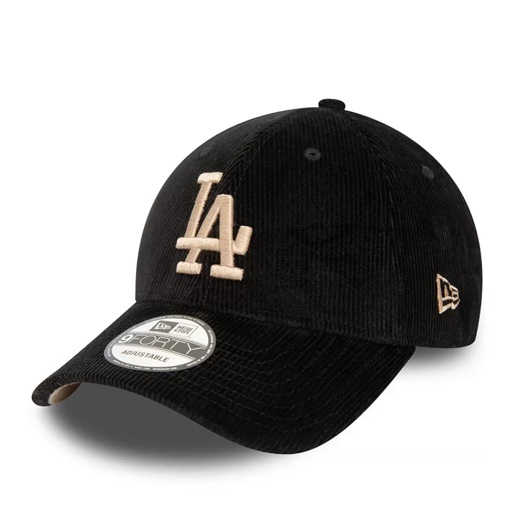 Casquettes Homme^New Era Casquette 9FORTY MLB Cord L.A. Dodgers noir-marron clair