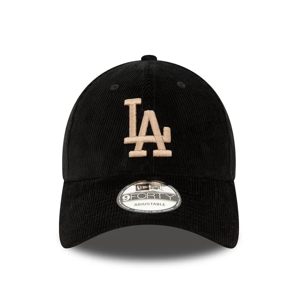 Casquettes Homme^New Era Casquette 9FORTY MLB Cord L.A. Dodgers noir-marron clair