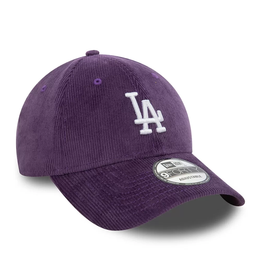 Casquettes Homme | Casquettes De Baseball^New Era Casquette 9FORTY MLB Cord L.A. Dodgers quetsche-blanc