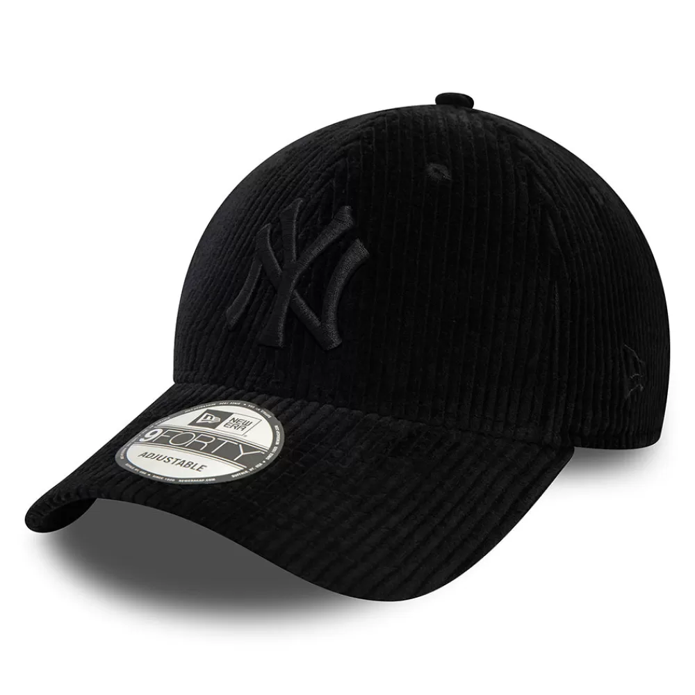 Casquettes De Baseball | Casquettes Homme^New Era Casquette 9FORTY MLB Cord New York Yankees noir sur noir