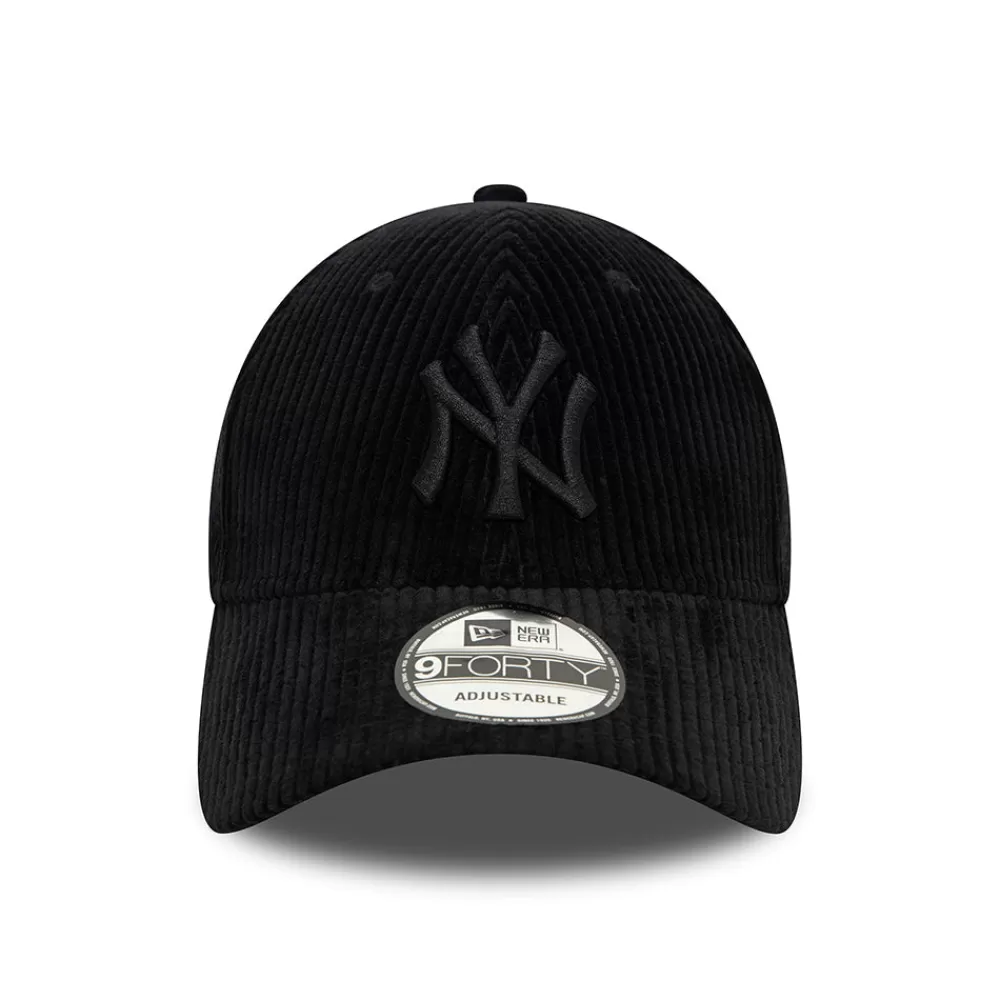 Casquettes De Baseball | Casquettes Homme^New Era Casquette 9FORTY MLB Cord New York Yankees noir sur noir