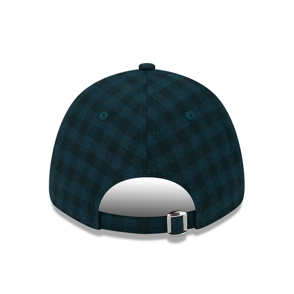 Casquettes De Baseball | Casquettes Homme^New Era Casquette 9FORTY MLB Flannel New York Yankees vert foncé-blanc