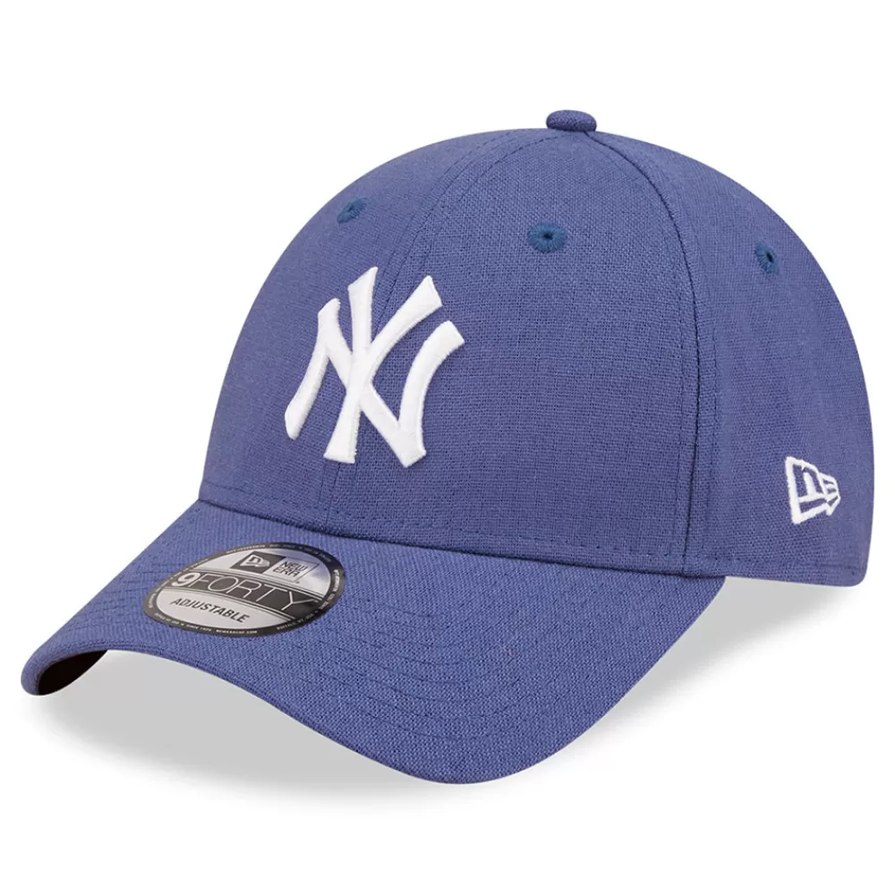 Casquettes De Baseball | Casquettes Homme^New Era Casquette 9FORTY MLB Linen New York Yankees bleu-blanc