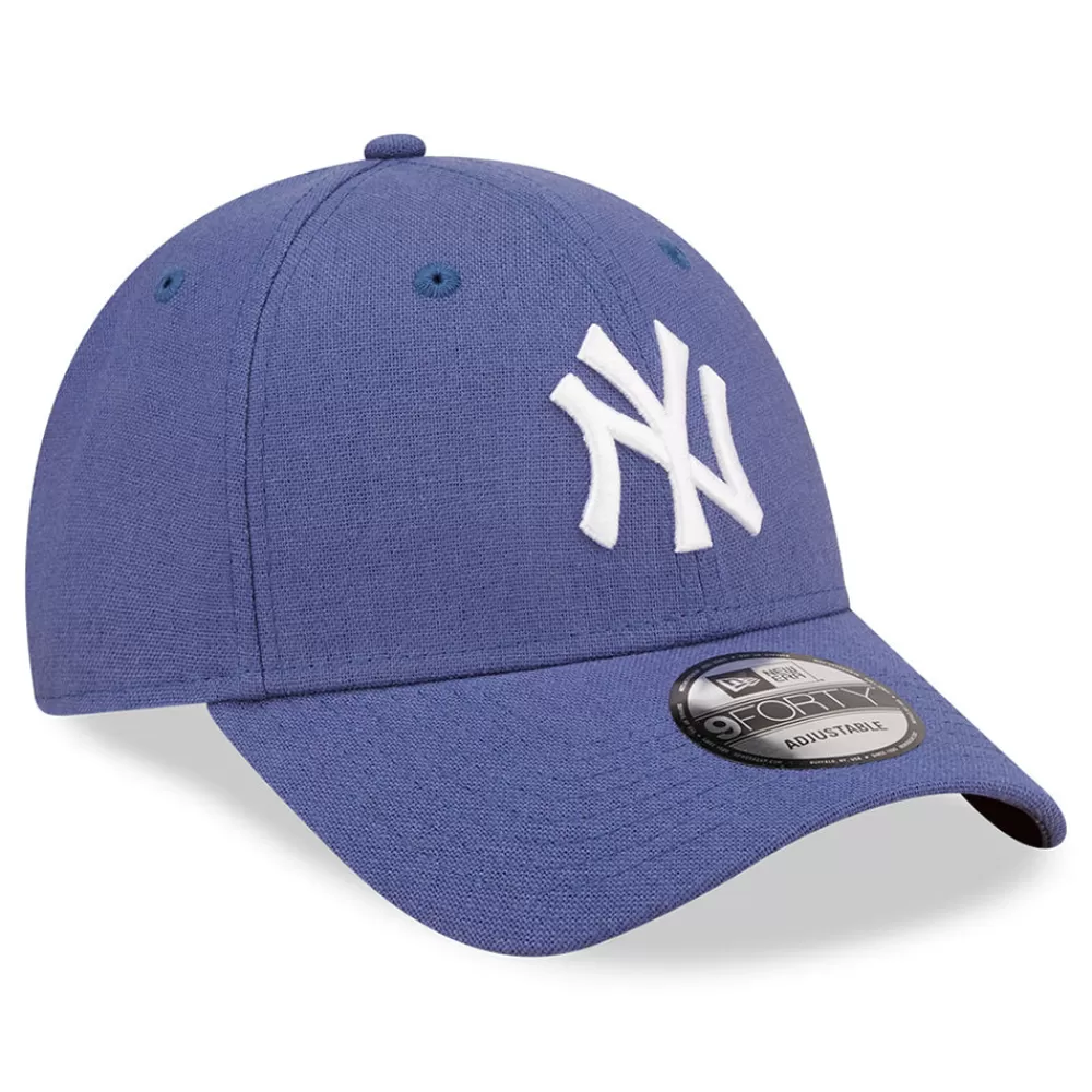 Casquettes De Baseball | Casquettes Homme^New Era Casquette 9FORTY MLB Linen New York Yankees bleu-blanc