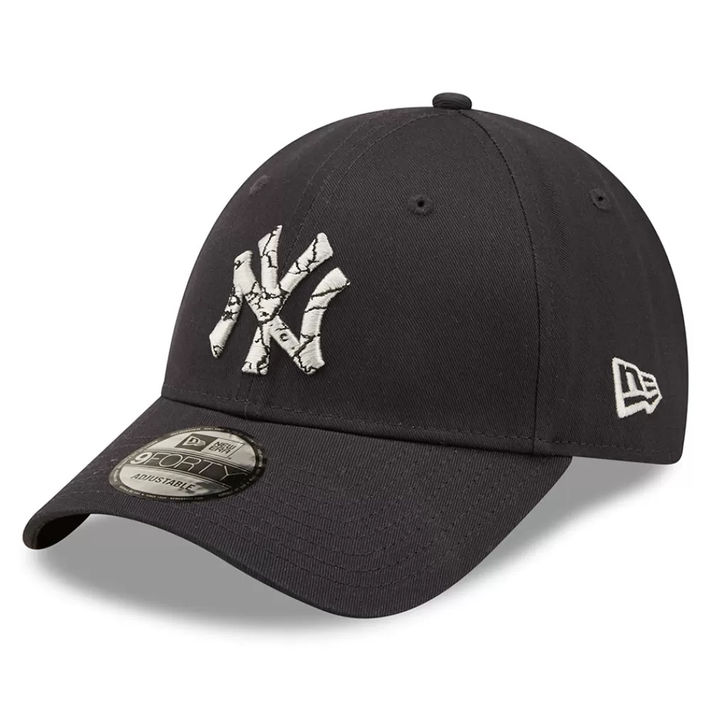 Casquettes De Baseball | Casquettes Homme^New Era Casquette 9FORTY MLB Marble Infill New York Yankees bleu marine