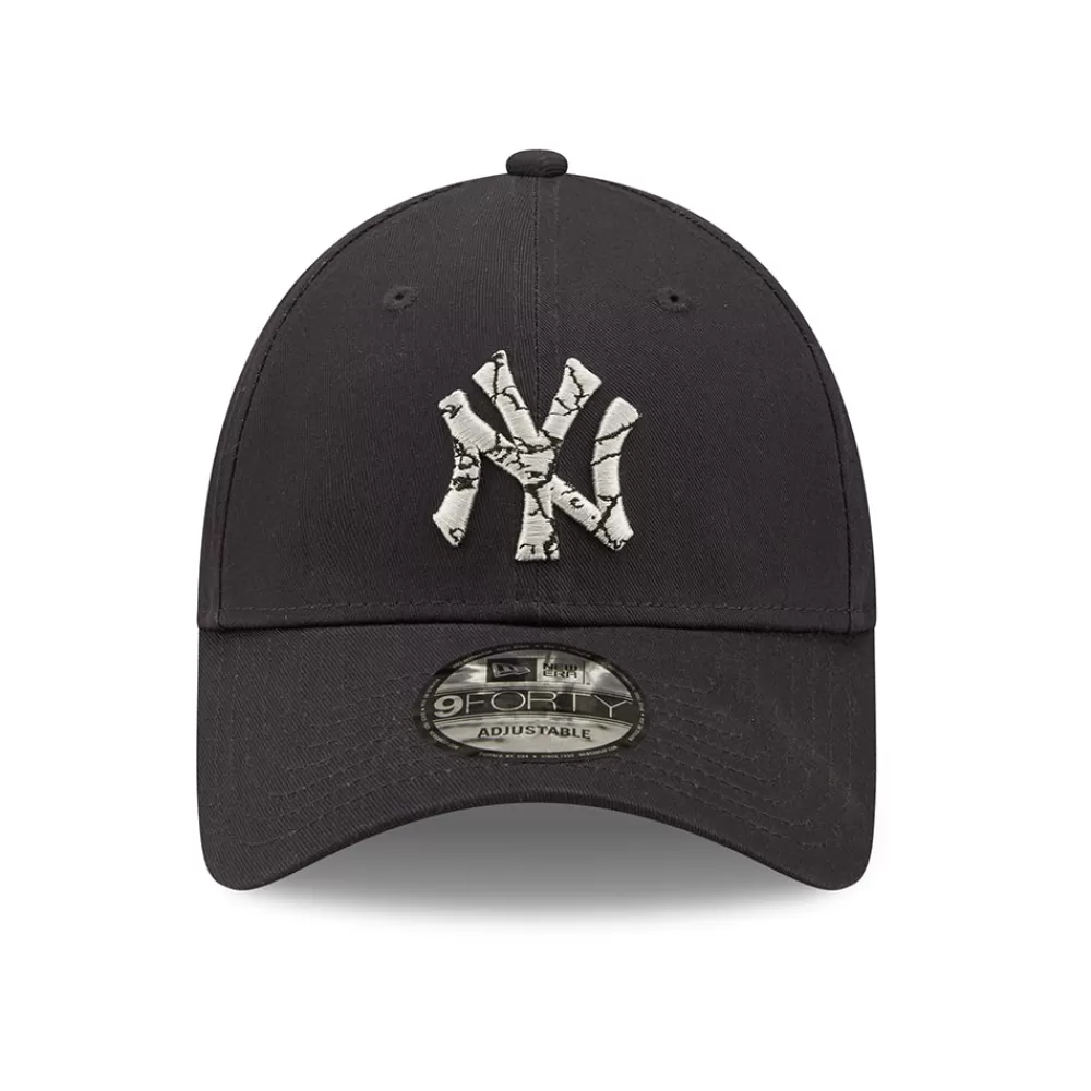 Casquettes De Baseball | Casquettes Homme^New Era Casquette 9FORTY MLB Marble Infill New York Yankees bleu marine