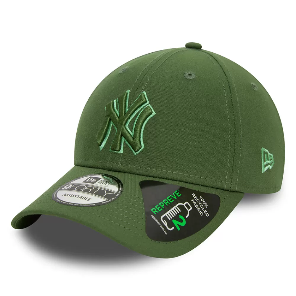 Casquettes Homme^New Era Casquette 9FORTY MLB Repreve Outline New York Yankees olive