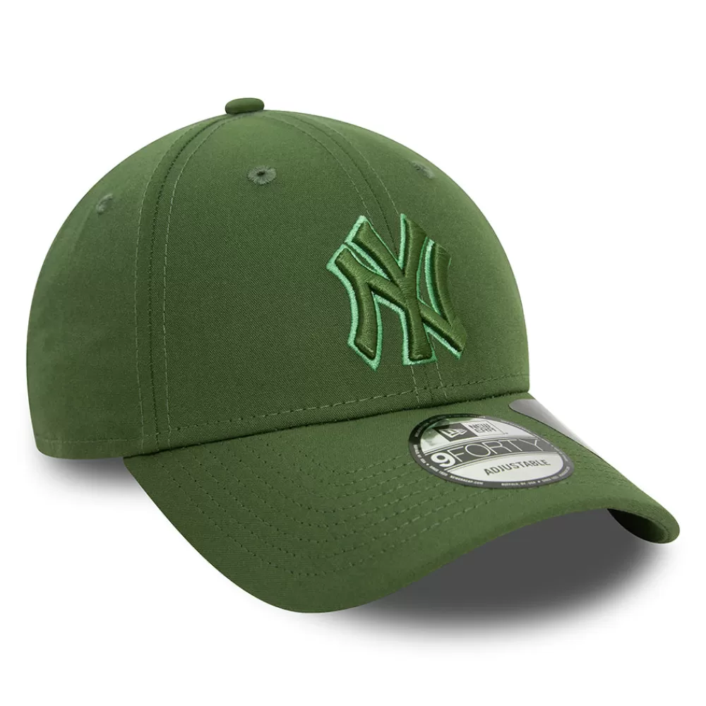 Casquettes Homme^New Era Casquette 9FORTY MLB Repreve Outline New York Yankees olive