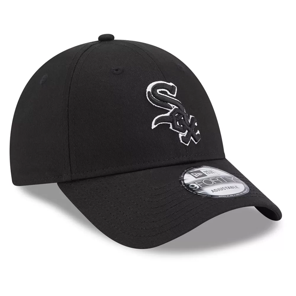 Casquettes De Baseball | Casquettes Homme^New Era Casquette 9FORTY MLB Team Outline Chicago White Sox noir-blanc
