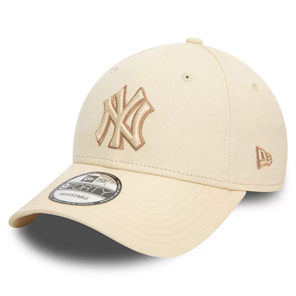 Casquettes De Baseball | Casquettes Homme^New Era Casquette 9FORTY MLB Team Outline New York Yankees crème-taupe
