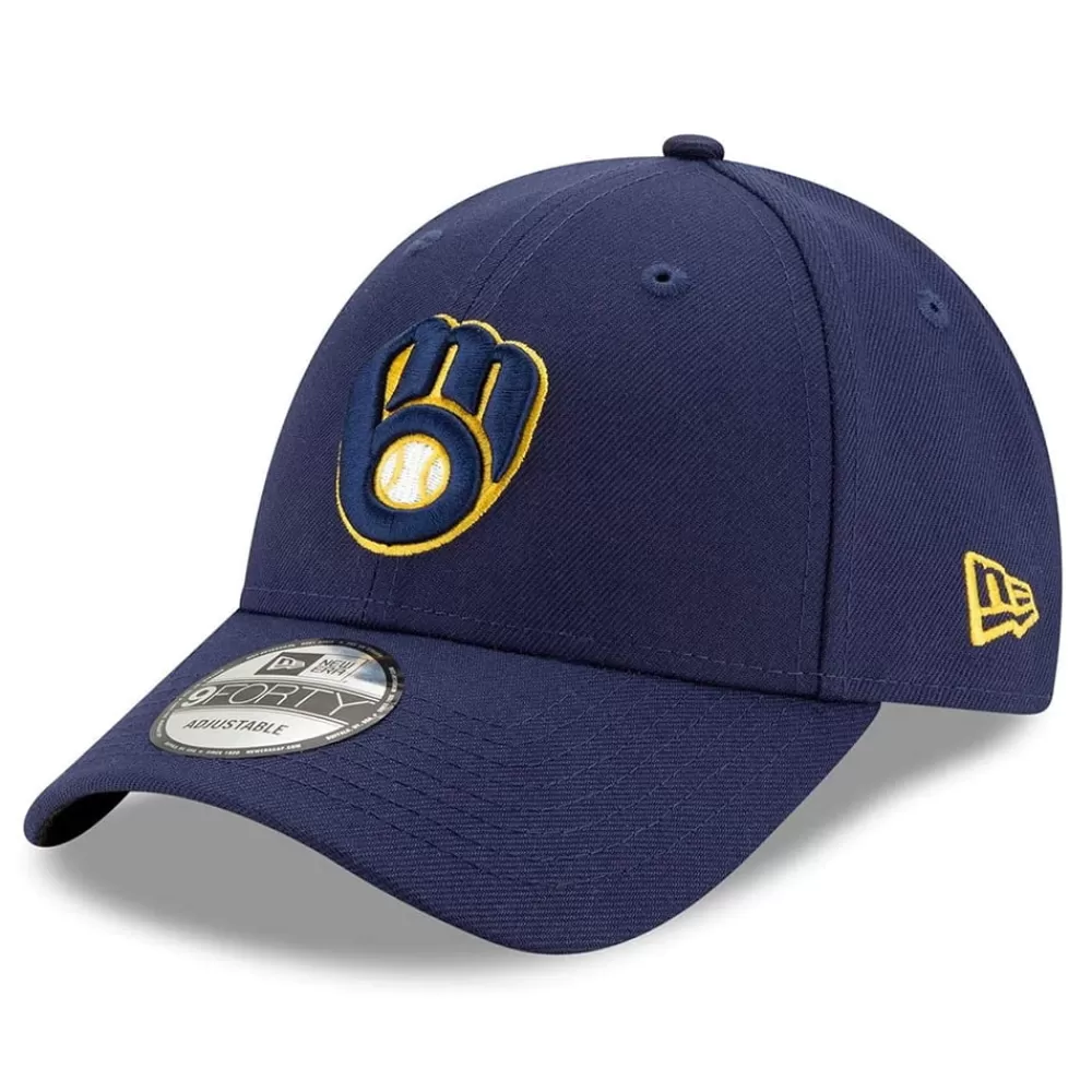 Casquettes De Baseball | Casquettes Homme^New Era Casquette 9FORTY MLB The League Milwaukee Brewers bleu marine