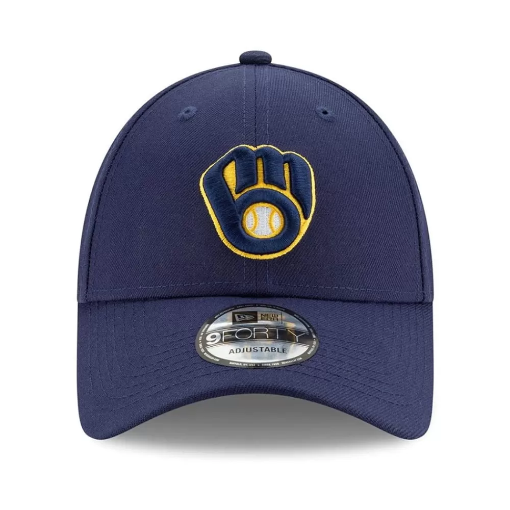 Casquettes De Baseball | Casquettes Homme^New Era Casquette 9FORTY MLB The League Milwaukee Brewers bleu marine