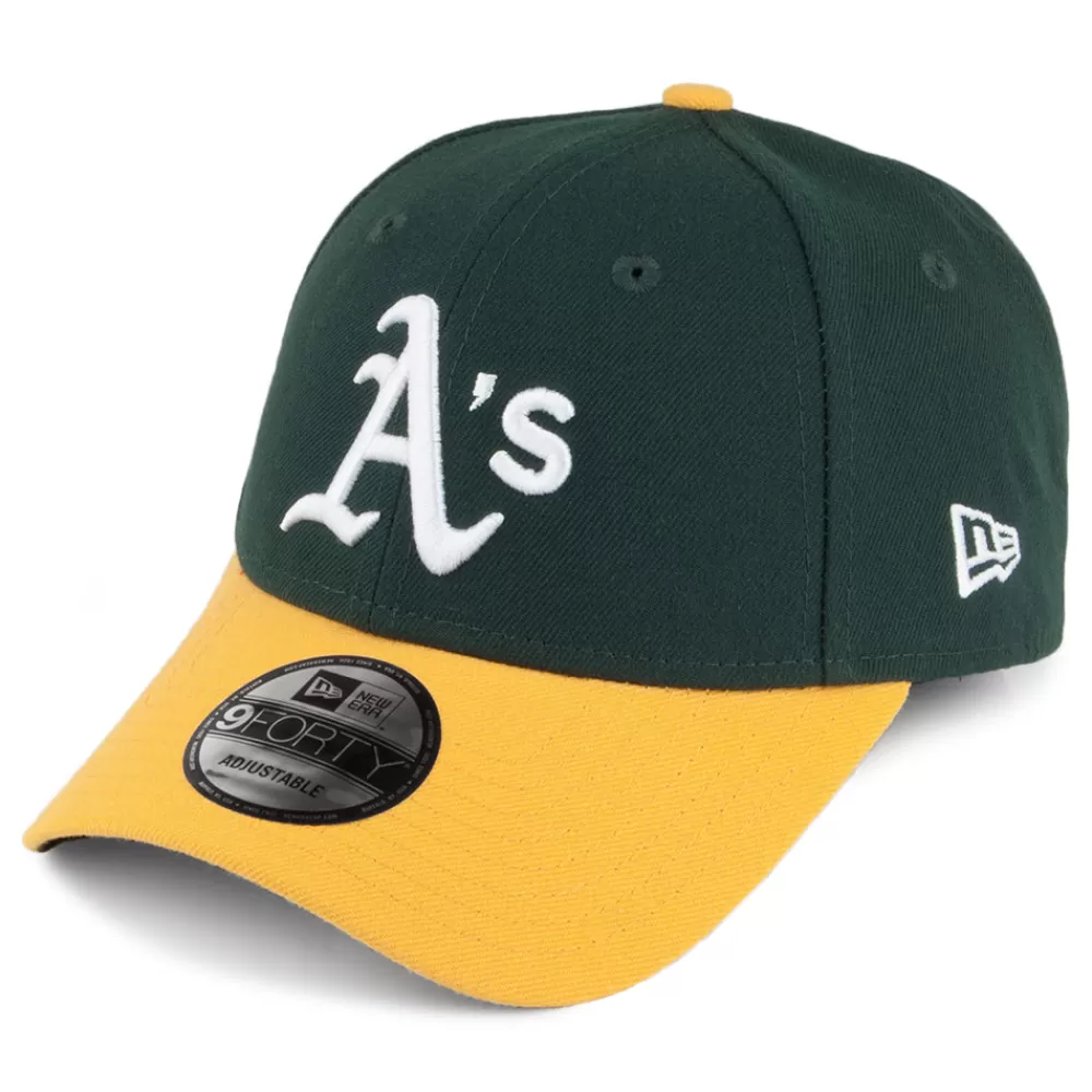 Casquettes De Baseball | Casquettes Homme^New Era Casquette 9FORTY MLB The League Oakland Athletics vert-jaune
