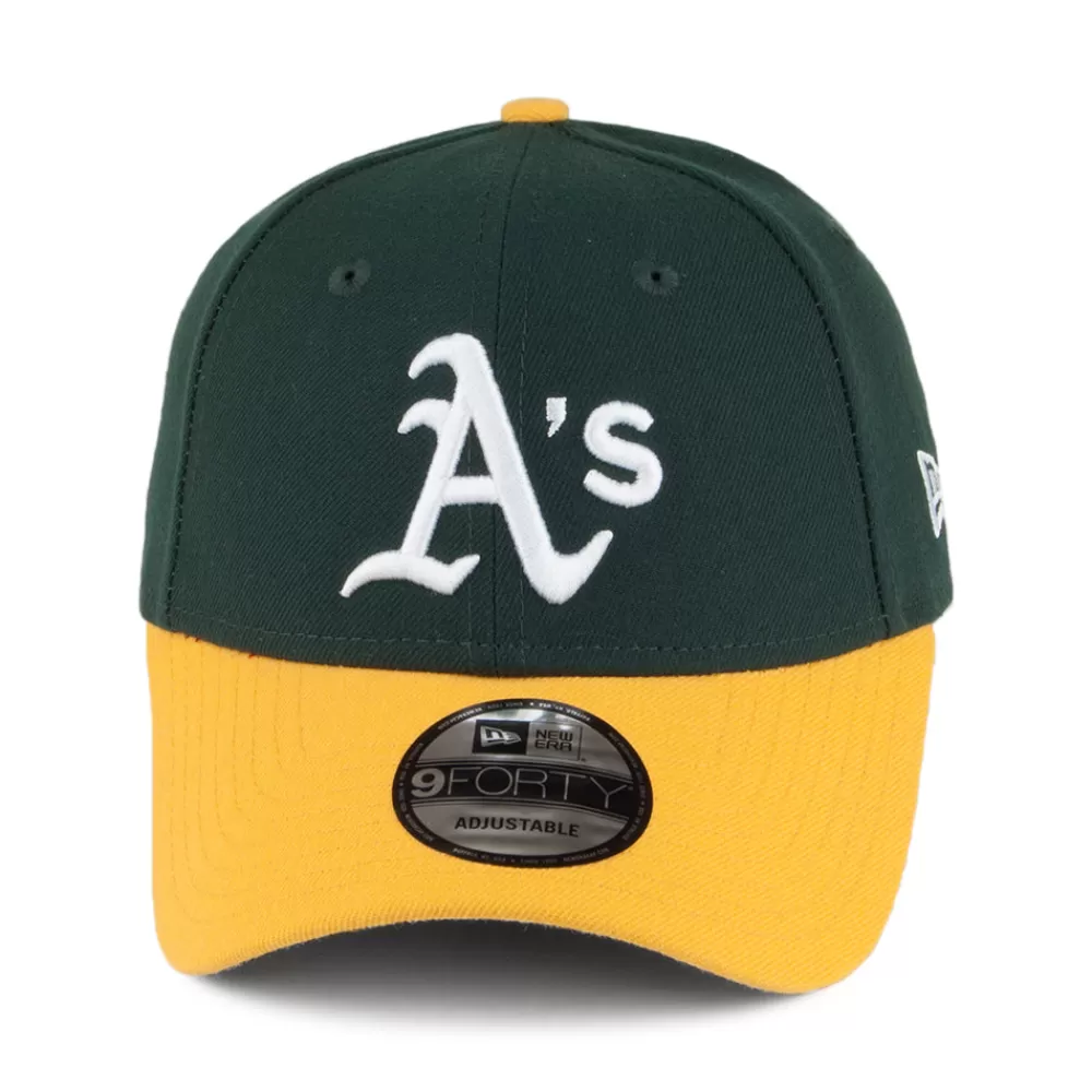 Casquettes De Baseball | Casquettes Homme^New Era Casquette 9FORTY MLB The League Oakland Athletics vert-jaune