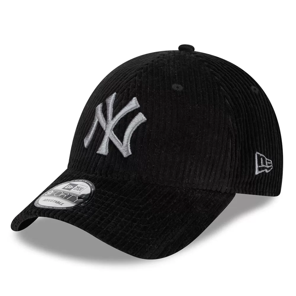 Casquettes De Baseball | Casquettes Homme^New Era Casquette 9FORTY MLB Wide Cord New York Yankees noir-gris