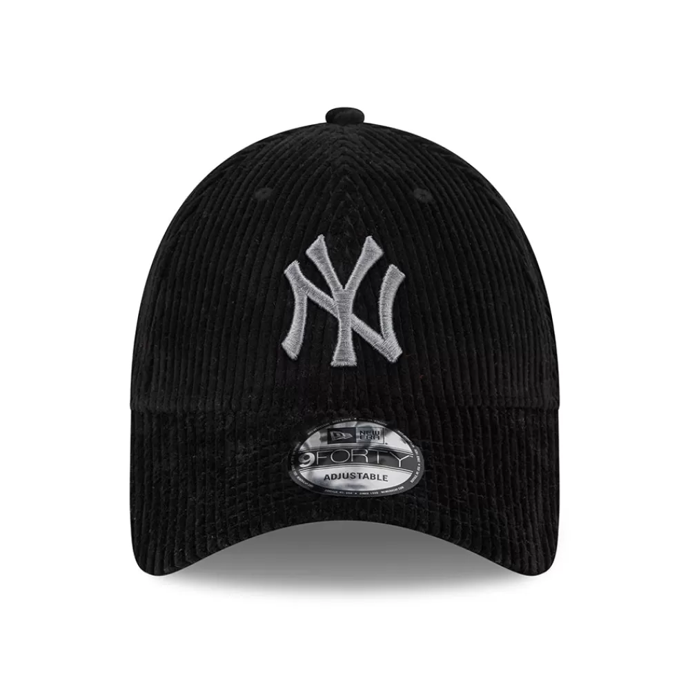 Casquettes De Baseball | Casquettes Homme^New Era Casquette 9FORTY MLB Wide Cord New York Yankees noir-gris