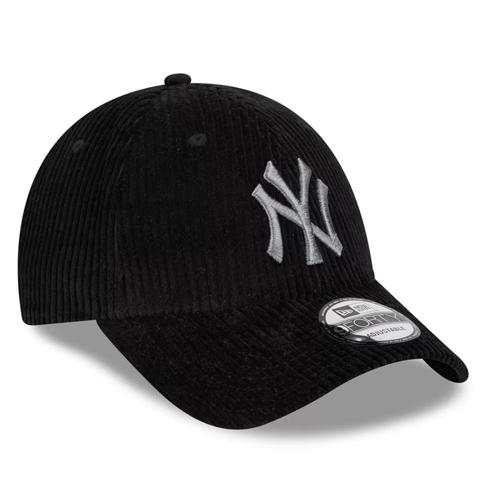 Casquettes De Baseball | Casquettes Homme^New Era Casquette 9FORTY MLB Wide Cord New York Yankees noir-gris