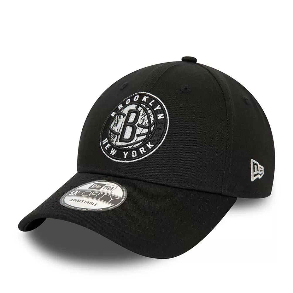 Casquettes Homme^New Era Casquette 9FORTY NBA Infill Brooklyn Nets noir-gris