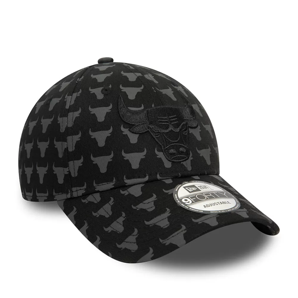 Casquettes De Baseball | Casquettes Homme^New Era Casquette 9FORTY NBA Monogram Chicago Bulls noir