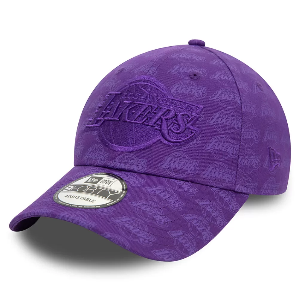 Casquettes De Baseball | Casquettes Homme^New Era Casquette 9FORTY NBA Monogram L.A. Lakers violet