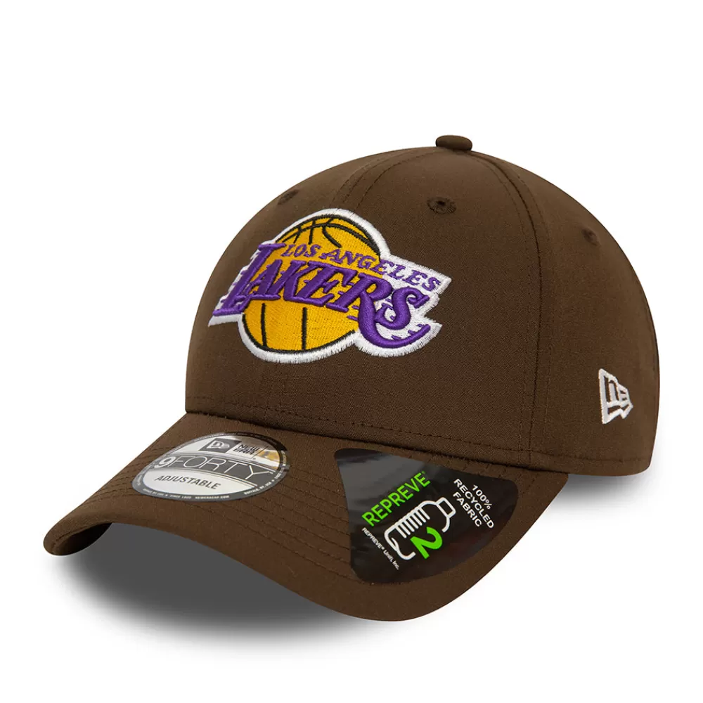 Casquettes Homme^New Era Casquette 9FORTY NBA Repreve L.A. Lakers marron