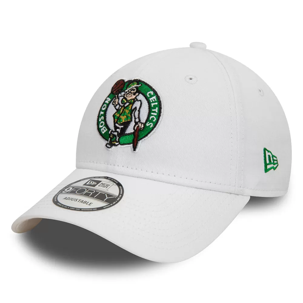 Casquettes Homme^New Era Casquette 9FORTY NBA Side Patch Boston Celtics blanc-vert