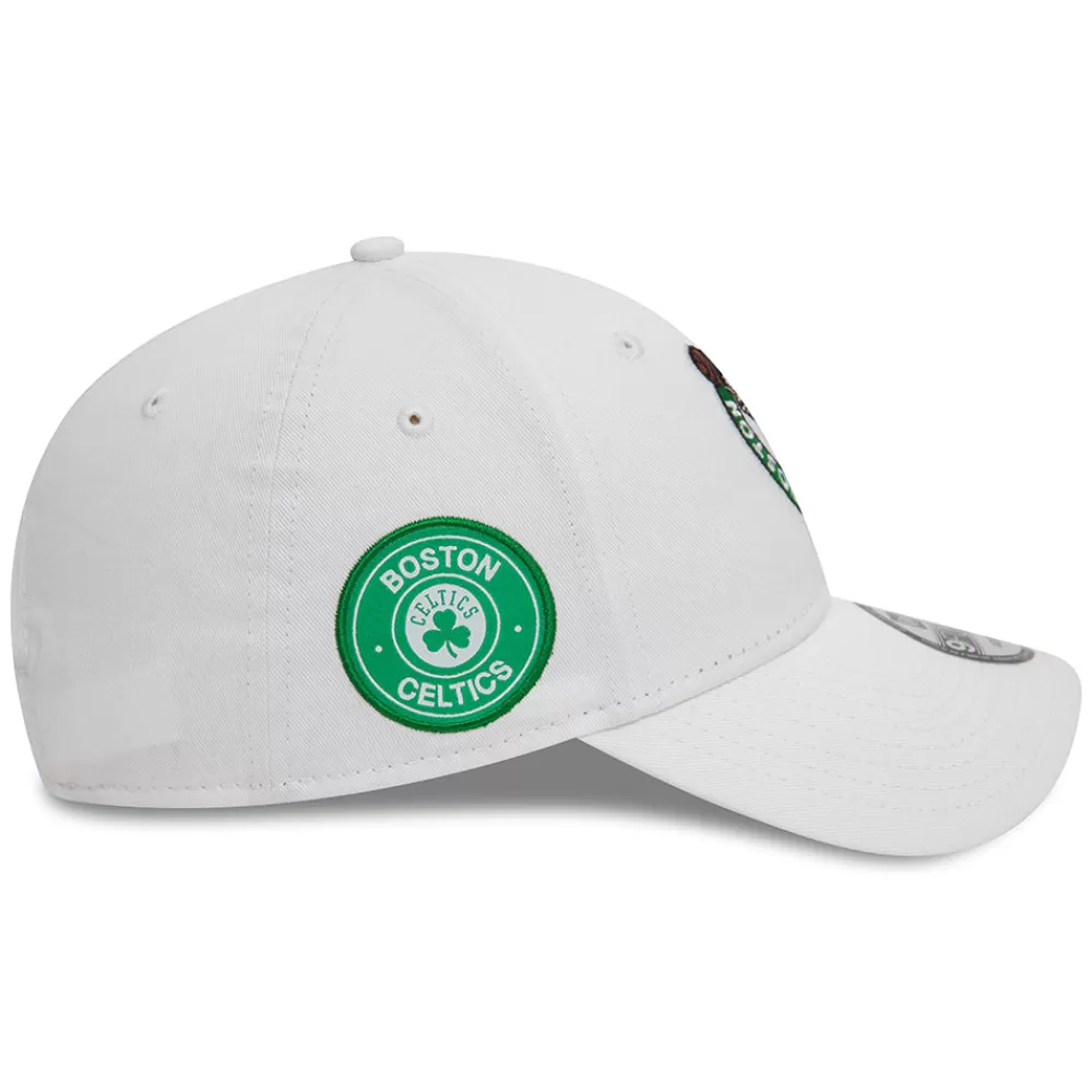 Casquettes Homme^New Era Casquette 9FORTY NBA Side Patch Boston Celtics blanc-vert