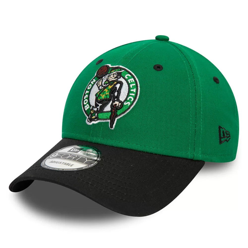 Casquettes De Baseball | Casquettes Homme^New Era Casquette 9FORTY NBA Side Patch Boston Celtics vert-noir