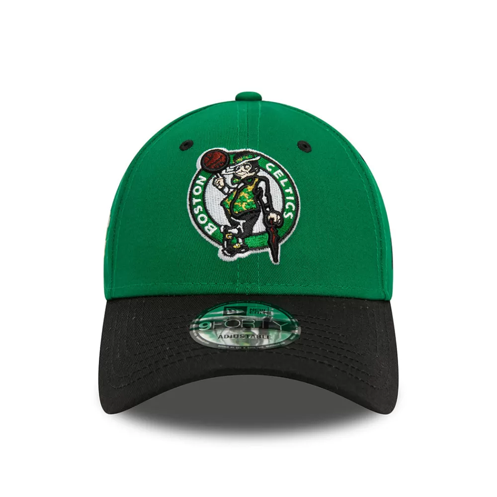 Casquettes De Baseball | Casquettes Homme^New Era Casquette 9FORTY NBA Side Patch Boston Celtics vert-noir