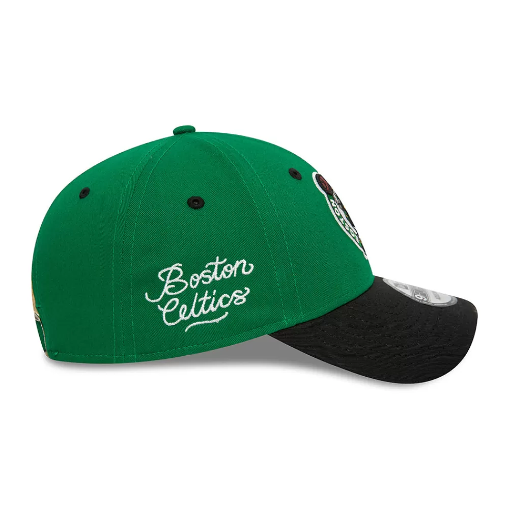 Casquettes De Baseball | Casquettes Homme^New Era Casquette 9FORTY NBA Side Patch Boston Celtics vert-noir
