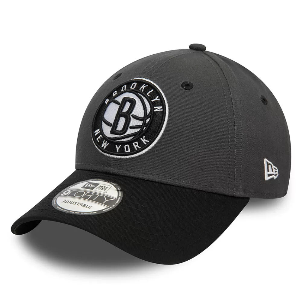 Casquettes Homme | Casquettes De Baseball^New Era Casquette 9FORTY NBA Side Patch Brooklyn Nets graphite-noir