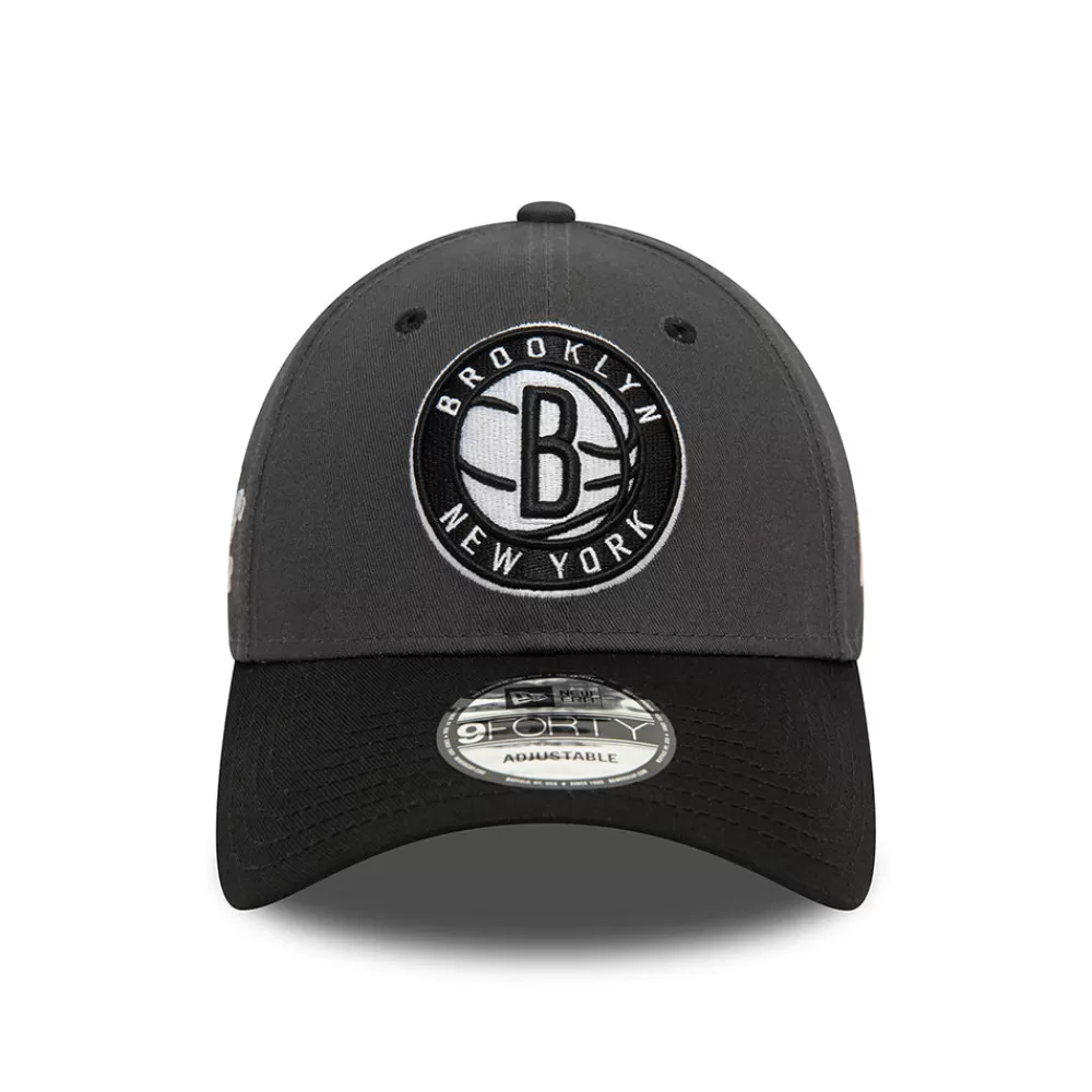 Casquettes Homme | Casquettes De Baseball^New Era Casquette 9FORTY NBA Side Patch Brooklyn Nets graphite-noir