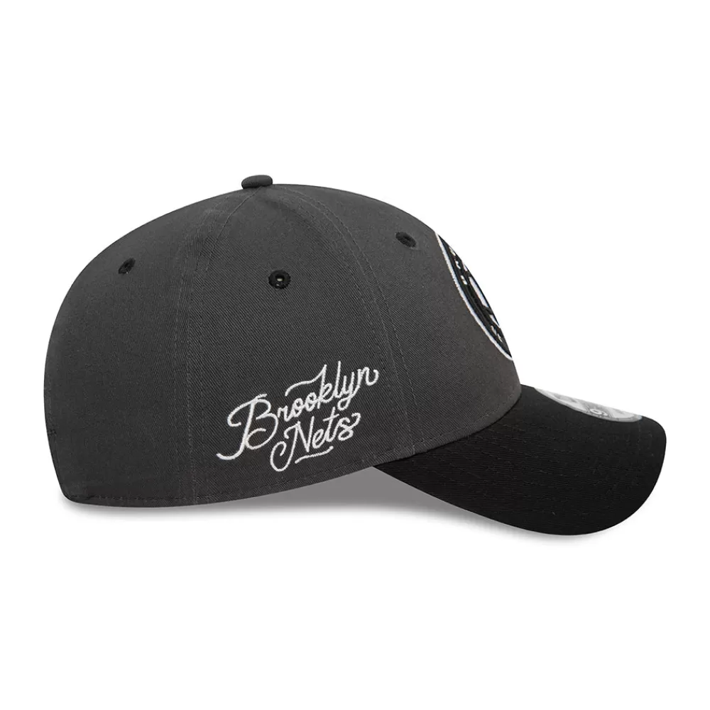 Casquettes Homme | Casquettes De Baseball^New Era Casquette 9FORTY NBA Side Patch Brooklyn Nets graphite-noir