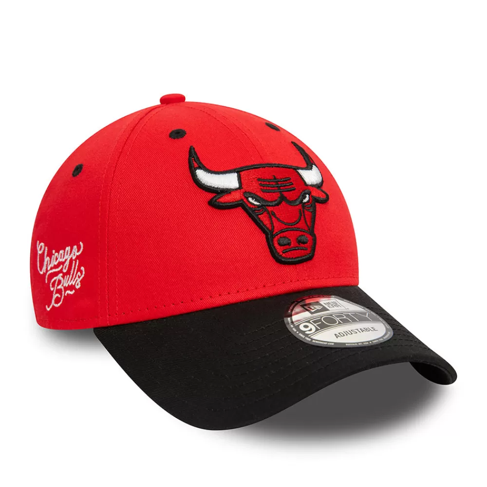 Casquettes De Baseball | Casquettes Homme^New Era Casquette 9FORTY NBA Side Patch Chicago Bulls rouge-noir